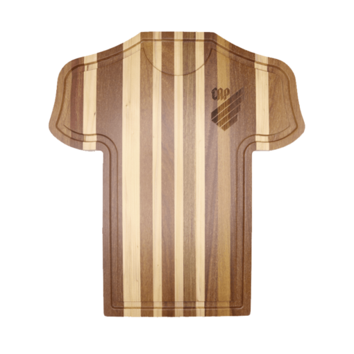 Tábua de Madeira Athletico - Design em Forma de Camisa