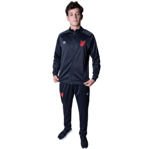 Conjunto de Agasalho Athletico Paranaense Basic Preto Masculino