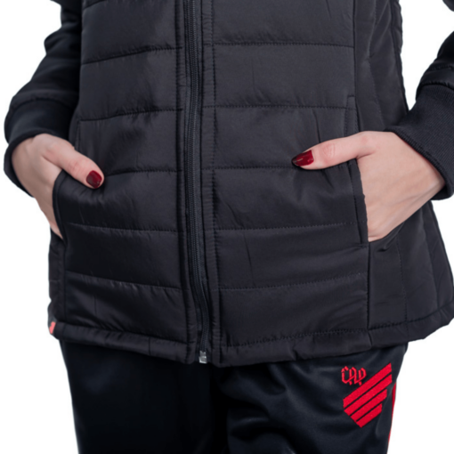 Jaqueta Parka Feminina Escudo Athletico Paranaense - Image 3