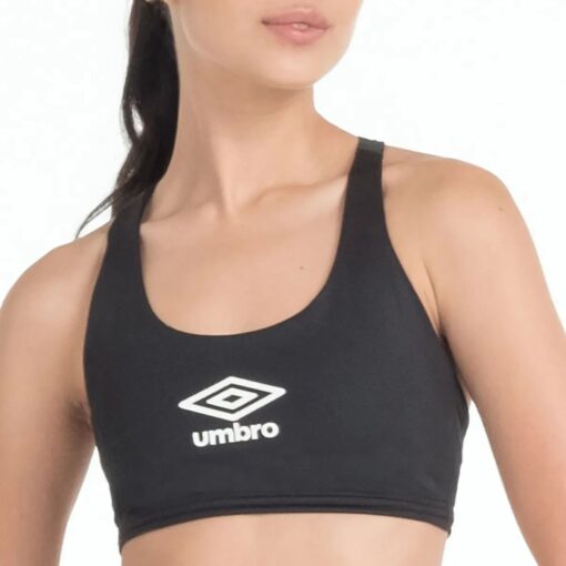 Top Feminino Umbro Futevôlei Graphic Camuflado - Preto