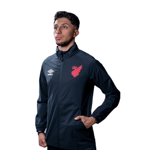 Windbreak Masculino Athletico Paranaense 2024 – Jaqueta de Treino Preta - Image 2