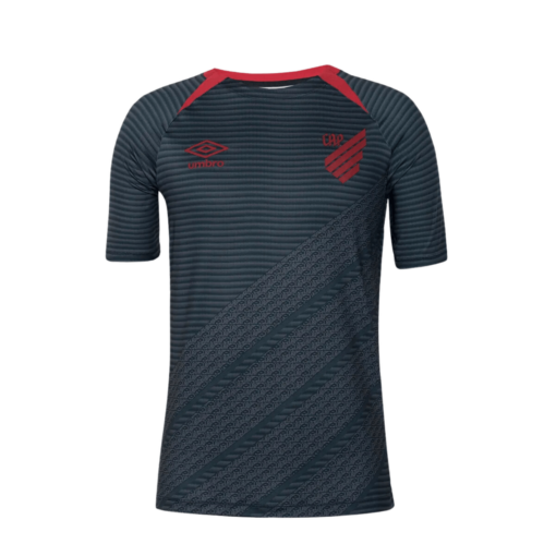 Camisa Masculina de Aquecimento Athletico Paranaense 2024 – Grafite