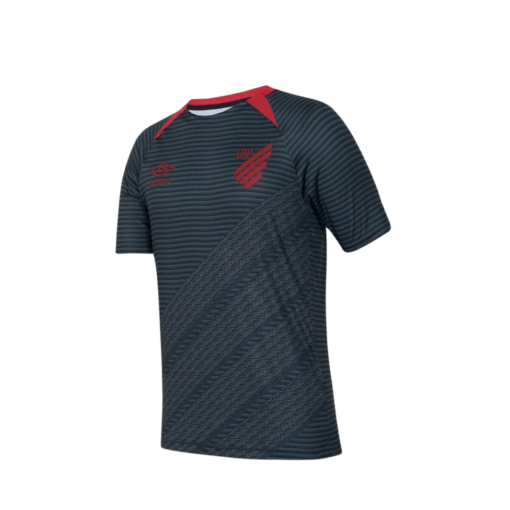 Camisa Masculina de Aquecimento Athletico Paranaense 2024 – Grafite - Image 3