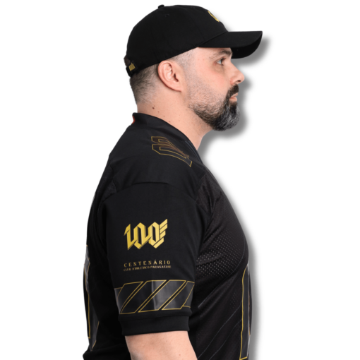 Camisa Masculino CAP Futebol Americano Jersey 2024 - Preto e Dourado - Image 3