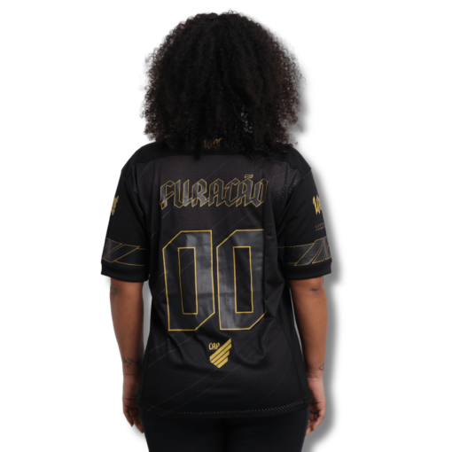 Camisa Feminina CAP Futebol Americano Jersey 2024 - Preto e Dourado - Image 4