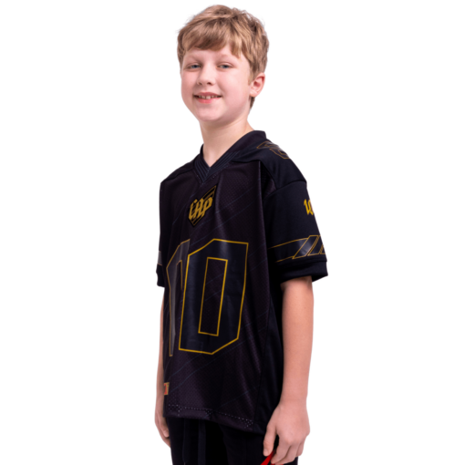 Camisa Infantil CAP Futebol Americano Jersey 2024 - Preto e Dourado - Image 2