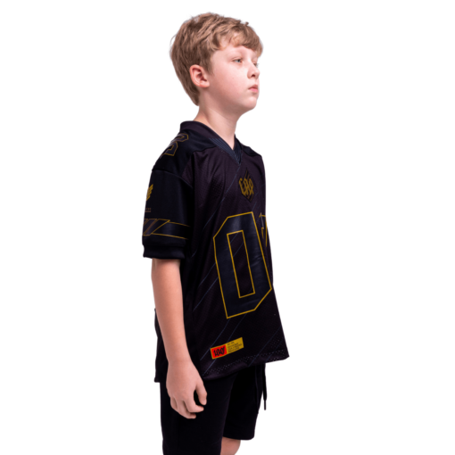 Camisa Infantil CAP Futebol Americano Jersey 2024 - Preto e Dourado - Image 3