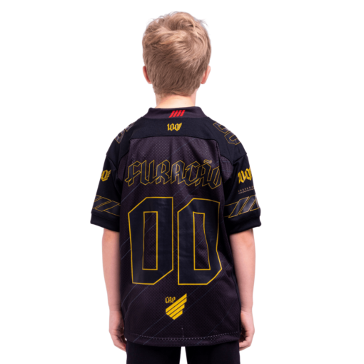 Camisa Infantil CAP Futebol Americano Jersey 2024 - Preto e Dourado - Image 4