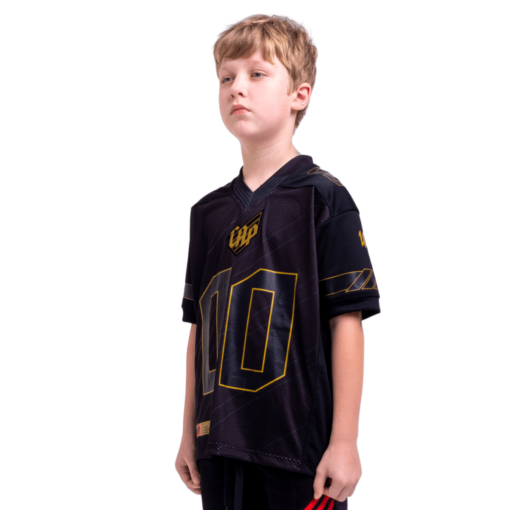 Camisa Infantil CAP Futebol Americano Jersey 2024 - Preto e Dourado - Image 5