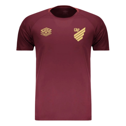 Camisa Masculina Athletico Treino Atleta 2025 Bordô