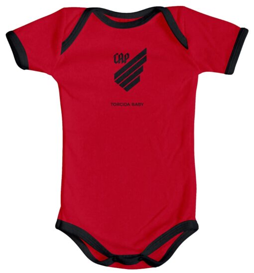 Body Infantil Avulso Baby CAP - Vermelho